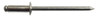 4-1 Aluminum/Steel Dome Head Blind Rivet (Box of 10000)