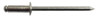 6-16 Aluminum/Steel Dome Head Blind Rivet (Box of 2000)