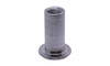 1/4"-20 x .080" Threaded Insert, Large Flat Head, Aluminum (Box of 1000)