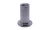 1/4"-20 x .140" Threaded Insert, Large Flat Head, Aluminum (Box of 1000)