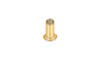 5/16"-18 x .200" Threaded Insert, Large Flat Head, Steel, Zinc Yellow (Box of 1000)