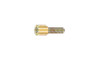 #4-40 x 9/16" Hex Jack Screw, Low Carbon Steel, Zinc Yellow (Box of 1000)