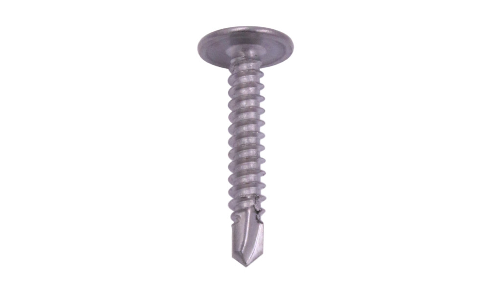 #10 x 3/4 Self-Drilling K-Lath Tek Screw, 410 Stainless Steel, Modified ...