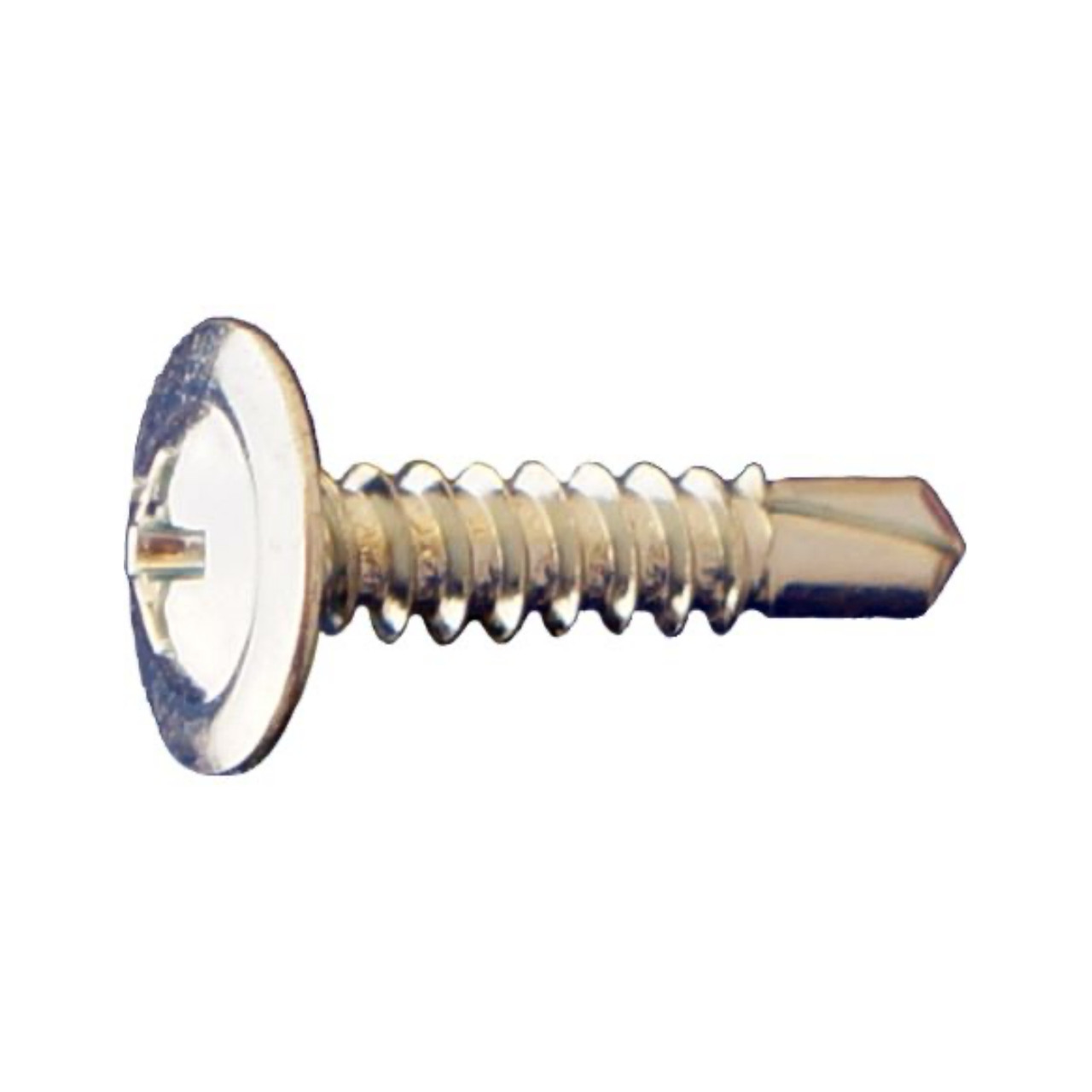 10 X 3/4 PHILLIPS MODIFIED TRUSS WAFER SELF DRILL SCREWS ZINC (Box of 5000)