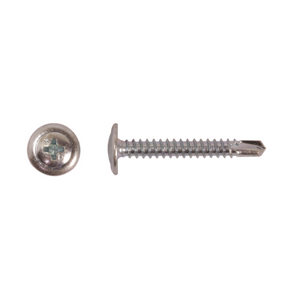6 x 3/8 SelfDrilling KLath Tek Screw, 188 Stainless Steel, Modified