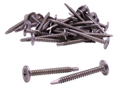 500 Lexar Industrial #12 X 3/4" Phillips Modified Truss Head Self-Drilling Tek Screws – Zinc