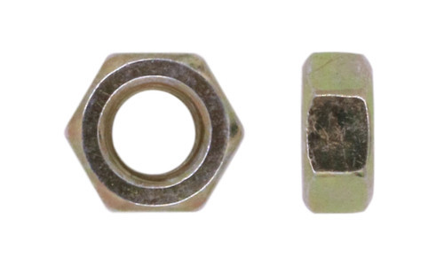 M12-1.75 Hex Nut, Din 934, Class 10, Zinc Yellow (Package of 50)