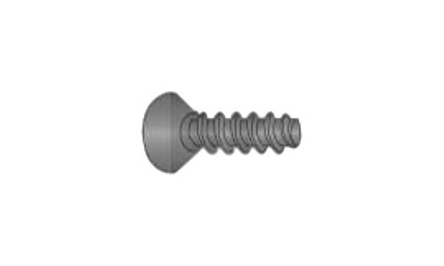 #10-14 x 3/8 Flat Head, Undercut Phillips Thread Rolling Screw, Steel Black Oxide & Wax (Box of 10000)