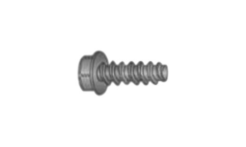 #8-16 x 5/8 Hex Washer Head Unslotted Thread Rolling Screw, Steel Black Oxide & Wax (Box of 10000)