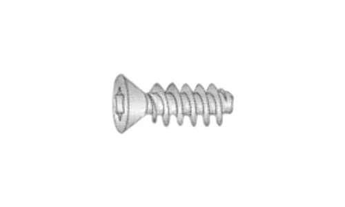 M3-1.34 x 10 mm Flat Head Torx (6-Lobe) Thread Rolling Screw, Steel Zinc Clear (Box of 5000)