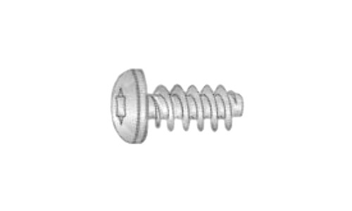 M2.5-1.12 x 6 mm Round Washer Head Unslotted Thread Rolling Screw, 18-8 SS  (Box of 2500)