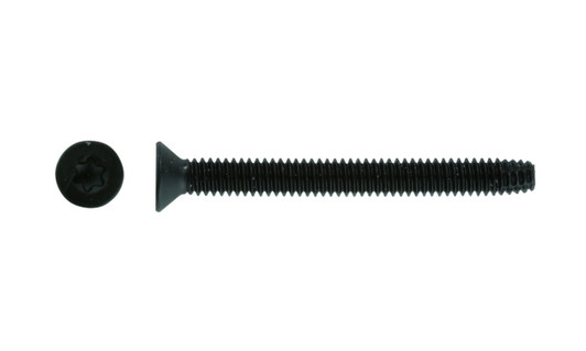 5/16"-18 x 1 Type F - Floor Board Screw Flat Head Torx (6-Lobe), Steel Black Phosphate (Box of 1500)