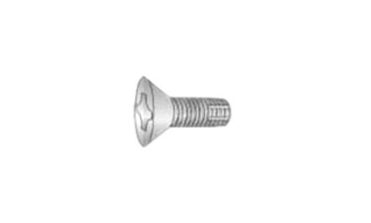 #6-32 x 3/8 Flat Head Torx (6-Lobe) Thread Cutting Screw Type F - Floor Board, Steel Zinc Clear (Box of 10000)