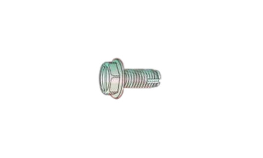 #10-24 x 3/8 Hex Washer Head Slotted Thread Cutting Screw Type 1, Steel Zinc Green (Box of 8000)