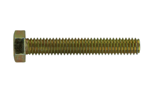 1/4"-20 x 1-3/4" Hex Tap Bolt Grade 8, Zinc Yellow - FT (Box of 1400)