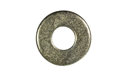 2-1/2" USS Flat Washer, Low Carbon Steel, Zinc Clear