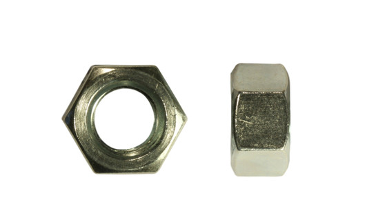 7/16"-20 UNF Finished Hex Nut, Grade 2, Steel, Zinc Clear