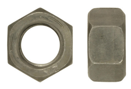 1-1/4"-7 UNC Finished Hex Nut, Grade 5, Steel, Plain