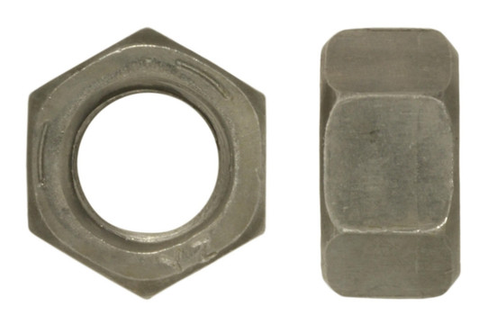 5/16"-18 UNC Finished Hex Nut, Grade 8, Steel, Plain