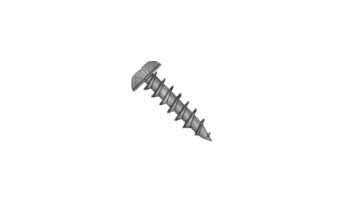 #8 x 1/2" Phillips Truss Head Deep Thread Cabinet Screw, Steel, Black Oxide - FT (Box of 7000)