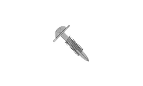 #7 x 1-1/4" Square Drive Round Washer Head Pocket Hole Screw, Fine Thread, Type 17, Steel, Plain - PT (Box of 8000)