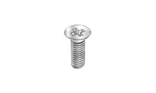 3/8"-16 x 1-3/4" Phillips Drive 82 Degree Flat Head Machine Screw, Steel, Zinc Clear - FT (Box of 600)