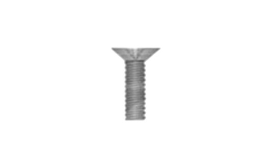 #4-40 x 3/16" Phillips Drive 82 Degree Flat Head, Undercut Machine Screw, Steel, Zinc Black - FT (Box of 10000)