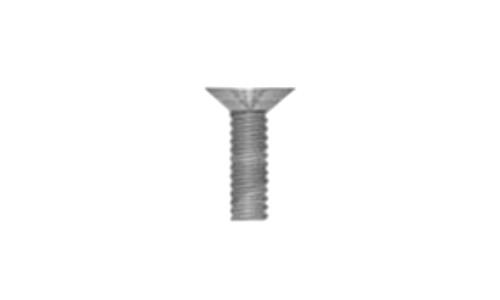 #4-40 x 3/16" Phillips Drive 100 Degree Flat Head Machine Screw, Steel, Zinc Black - FT (Box of 10000)