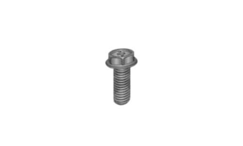 1/4"-20 x 5/8" Phillips Drive Hex Washer Head Machine Screw, Steel, Black Oxide - FT (Box of 3000)
