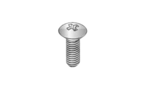 #8-32 x 1/2" Phillips Drive Oval Head Machine Screw, 18-8 Stainless Steel - FT (Box of 5000)