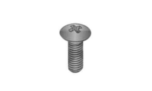 1/4"-20 x 1-1/2" Phillips Drive Oval Head Machine Screw, Steel, Black Oxide - FT (Box of 2000)