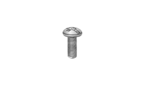 #6-32 x 7/8" Combo Drive Pan Head Machine Screw, Steel, Zinc Clear - FT (Box of 9000)