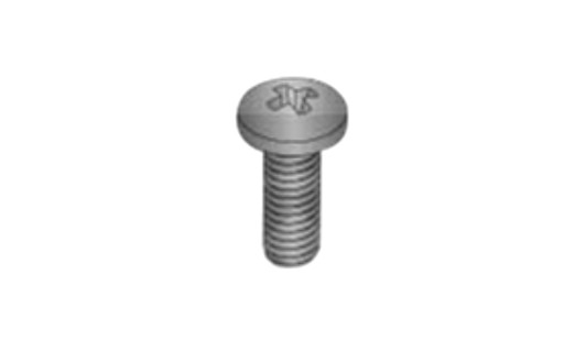 1/4"-20 x 5/8" Phillips Drive Pan Head Machine Screw, Steel, Zinc Black - FT (Box of 3000)