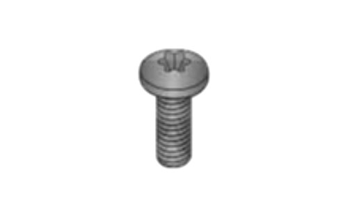 #8-32 x 1/2" Torx Drive Pan Head Machine Screw, Steel, Zinc Black - FT (Box of 10000)