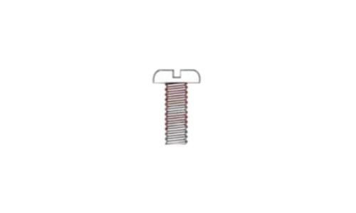 #6-40 x 3/4" Slotted Drive Pan Head Machine Screw, Nylon (White) - FT (Box of 2500)