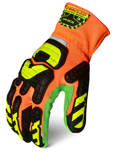 M - Low Profile Impact open cuff cut 5 | IRONCLAD OIL & GAS INDI GLOVES (Package of 12)