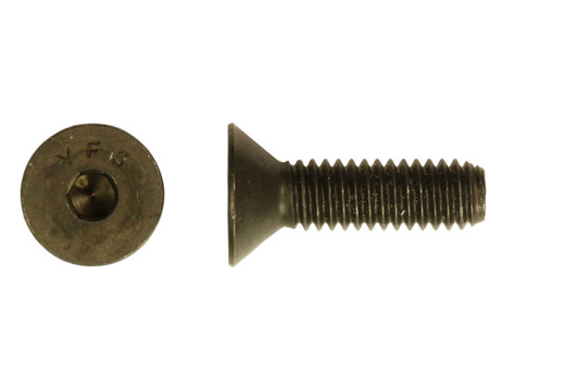 3/8"-16 x 3/4" Flat Head Socket Cap Screw, Alloy Steel