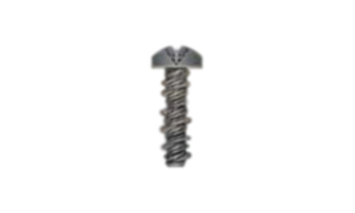 #8-18 x 1" Phillips Pan Head Sheet Metal Screw, High-Low Thread, Steel, Zinc Black #6 Head (Box of 5000)