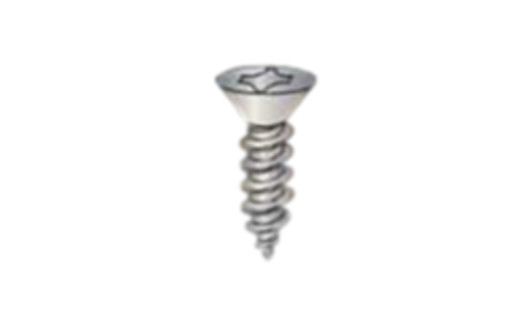 #14-14 x 3/4" Phillips Flat Head Sheet Metal Screw, Type AB, Steel, Zinc Plated  (Box of 4000)