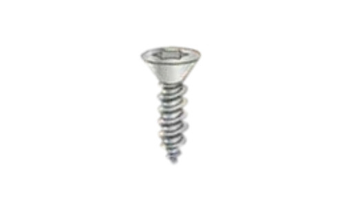#2-32 x 1/4" Torx Flat Head Sheet Metal Screw, Type AB, Steel, Zinc Plated  (Box of 10000)