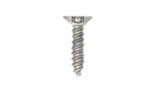 #14-14 x 1/2" Torx Flat Undercut Head Sheet Metal Screw, Type AB, Steel, Zinc Plated  (Box of 4000)