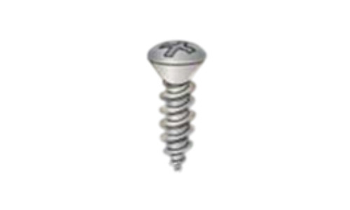 #6-20 x 3/4" Phillips Oval Head Sheet Metal Screw, Type AB, Steel, Zinc Plated  (Box of 10000)