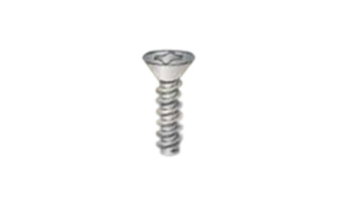 #2-32 x 7/16" Phillips Flat Head Sheet Metal Screw, Type B, Steel, Zinc Plated  (Box of 10000)