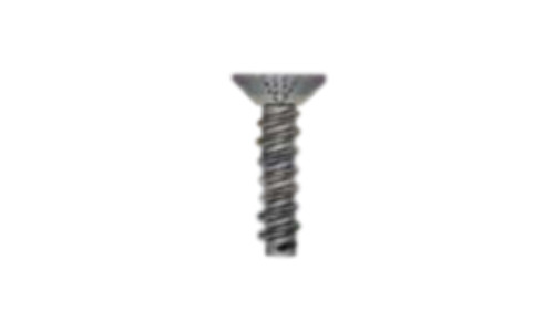 #6-20 x 1/4" Phillips Flat Undercut Head Sheet Metal Screw, Type B, Steel, Black Oxide Coated  (Box of 10000)