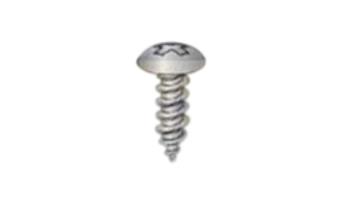 #10-16 x 2" Phillips Truss Head Sheet Metal Screw, Type AB, Steel, Zinc Plated
