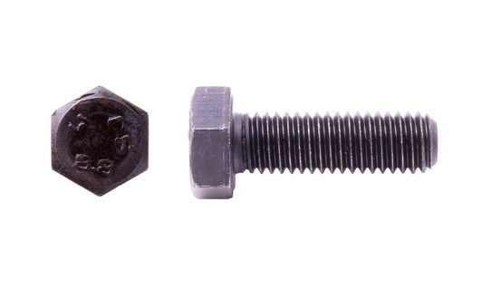M6-1.00 x 16 mm Hex Cap Screw Grade 8.8 Plain DIN 933/ISO 4017 (FT)