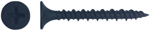 #6 x 1" Phillips Bugle Head Drywall Screw, High-Low Thread, Phosphate  (Case of 10000)