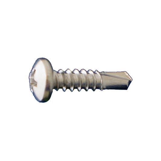 8 X 1 PHILLIPS PAN HEAD SELF DRILL SCREWS 410 STAINLESS STEEL (Box of 7500)
