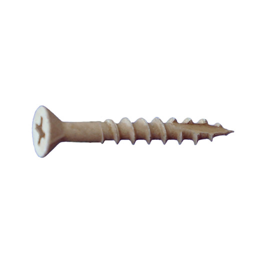 8 X 1-1/4 PHILLIPS FLAT W/NIBS TYPE 17 DECK SCREWS ACQ DAGGER ULTRA-GUARD TAN (Box of 7500)