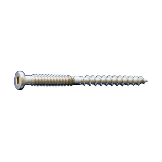 10 X 2-1/2 SQUARE BUTTON TYPE 17 COMPOSITE DECK SCREWS 305 STAINLESS STEEL (Box of 2000)